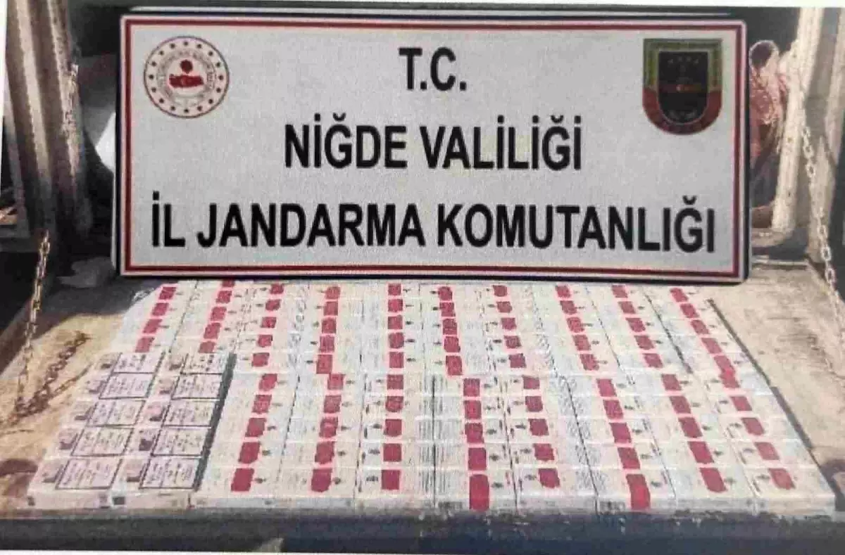 nigdede 370 paket kacak sigara ele gecirildi vBVDJ42y