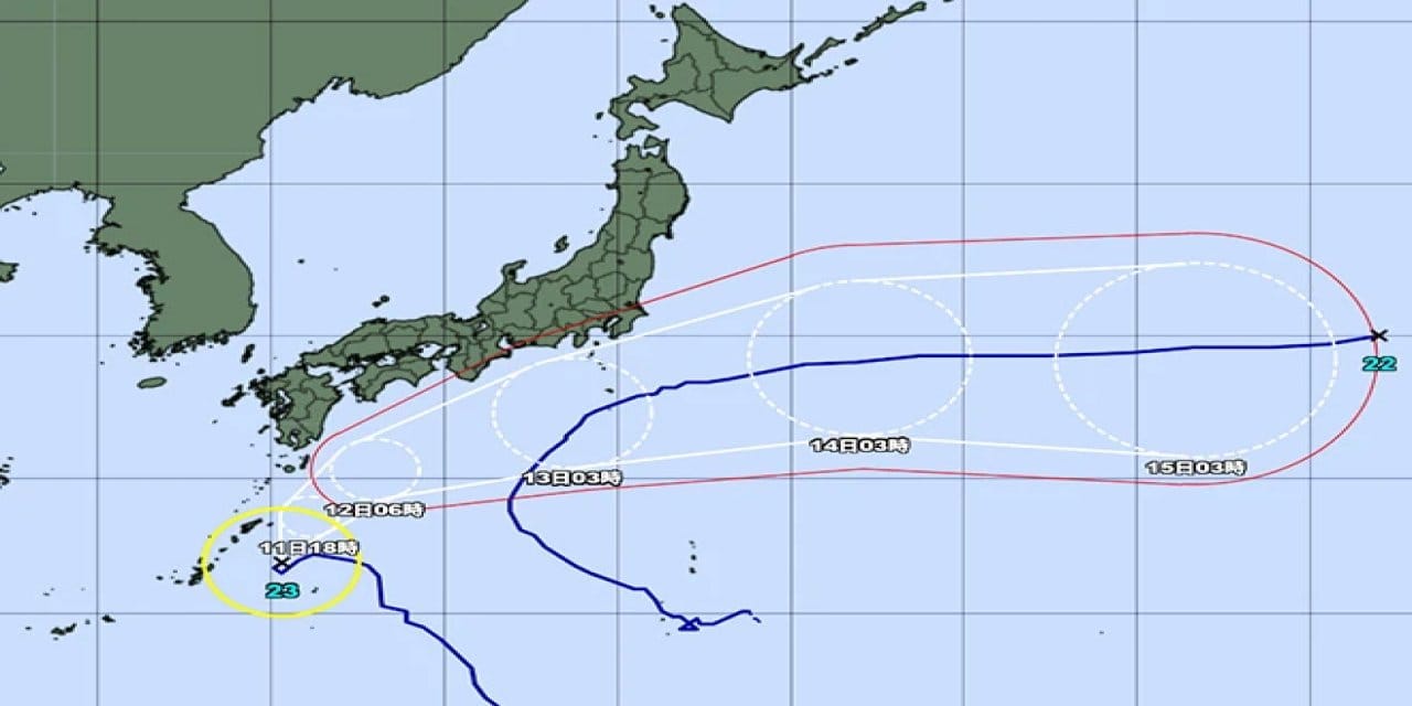 23 numaralı tayfun 9 metrelik dalgalarla geliyor!