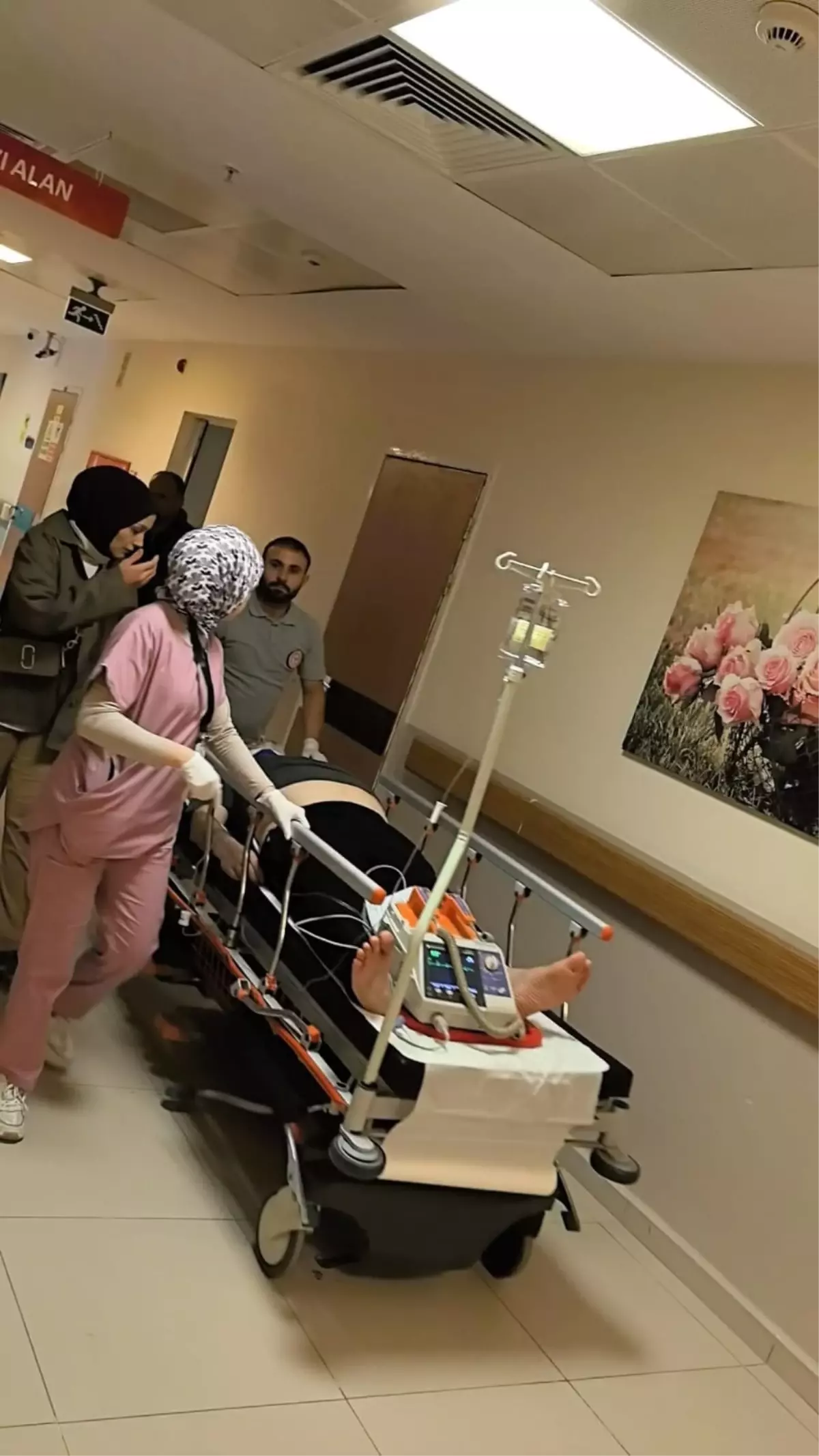 İnegöl’de Merdivenden Düşen Adam Ağır Yaralandı