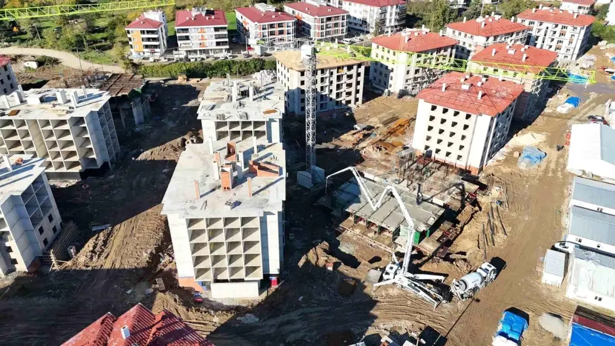 Samsun’un Çarşamba İlçesinde 615 Dairelik Modern Konut Projesi Tamamlanıyor