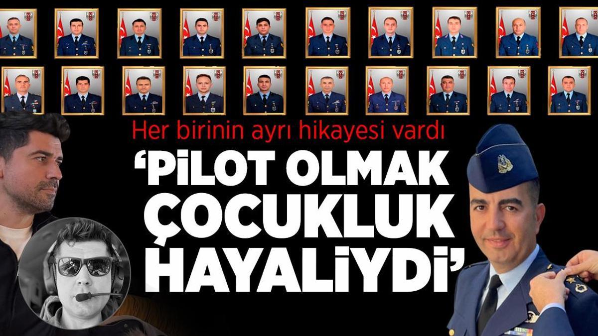 Türkiye ağlıyor! Şehitlerin hikayeleri yürekleri yaktı: Pilot olmak çocukluk hayaliydi
