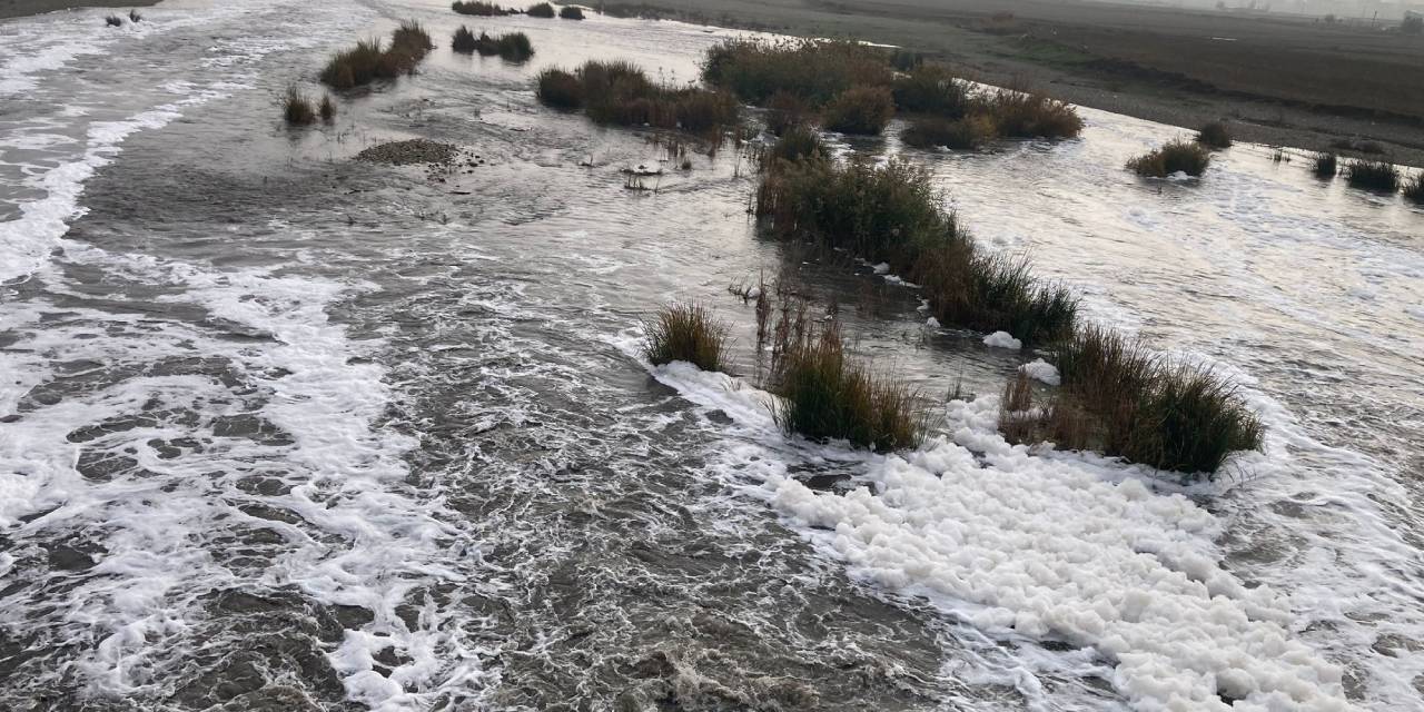 Dicle Nehri’nden köpük akıyor!