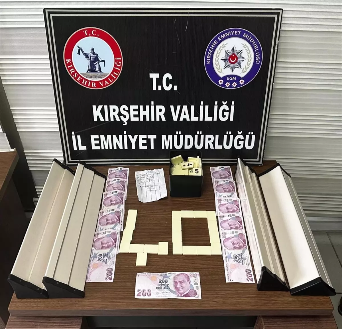 Kırşehir’de Kumar Operasyonu