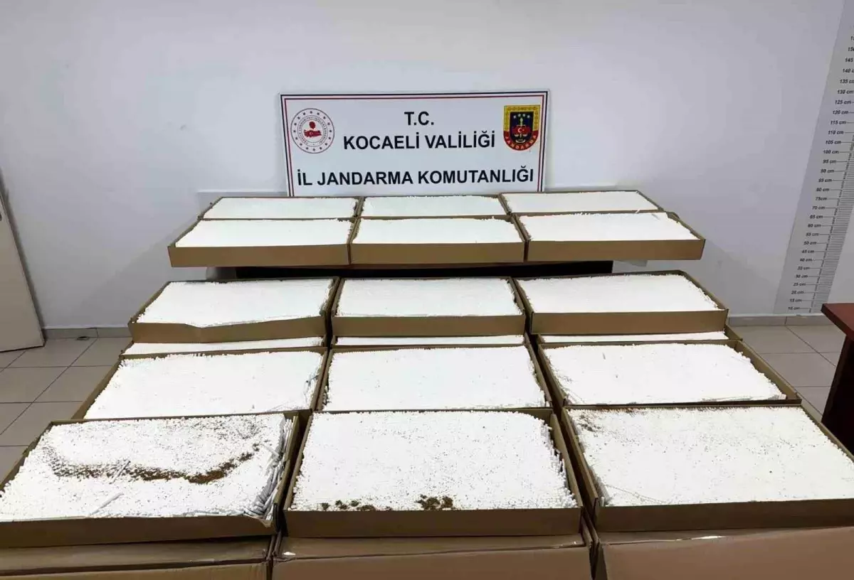 Kocaeli’de 1 Milyon Makaron Ele Ge geçti