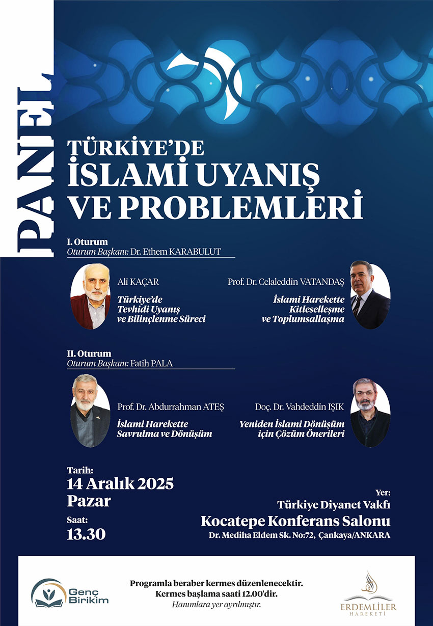 “Türkiye’de İslami Uyanış ve Problemleri” Paneli