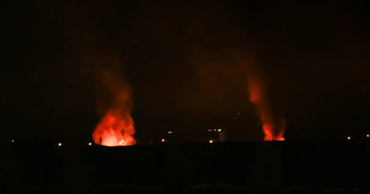 Erbil Havalimanı’nda patlama sonrası yangın meydana geldi